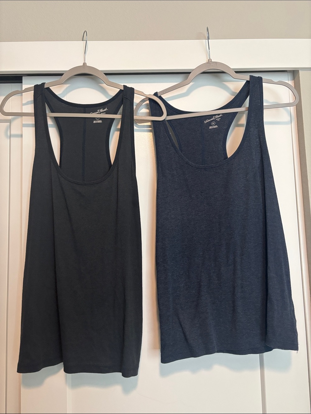 Universal threads Racerback Tank - grey and Navy